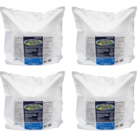 2XL Antibacterial Force Wipes Bucket Refill, White, Bag, Multi Surface TXLL4014CT